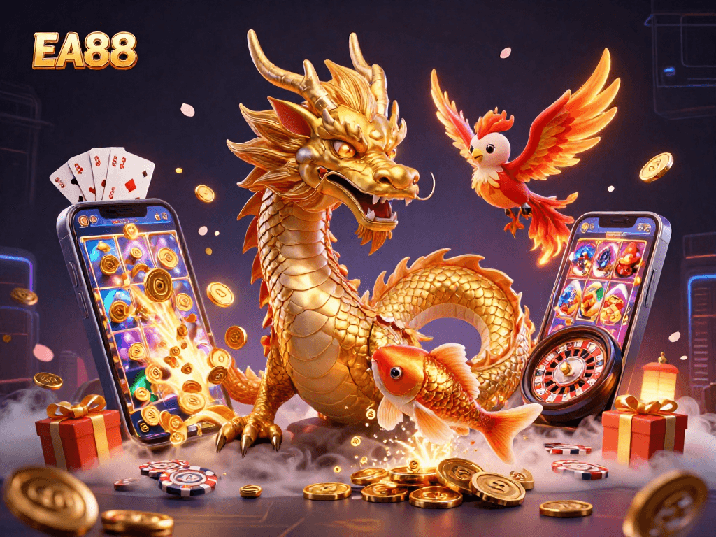Join EA88 for thrilling gaming adventures featuring captivating dragons and dynamic fantasy elements.