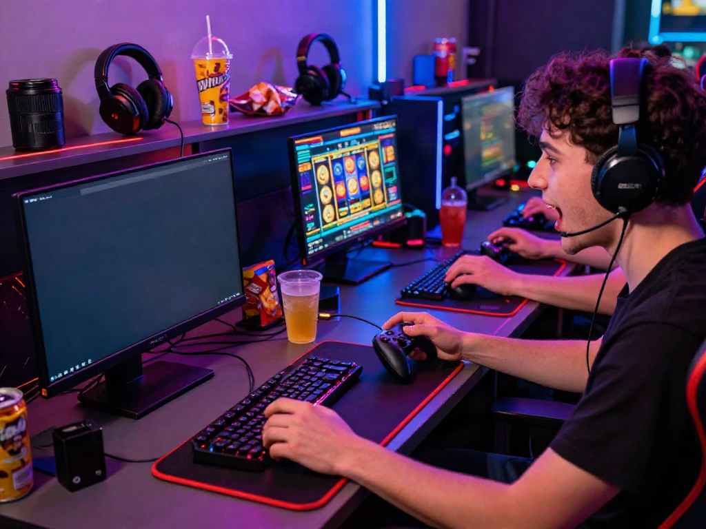Exciting online gaming atmosphere showcasing players exploring the best non gamstop casinos.