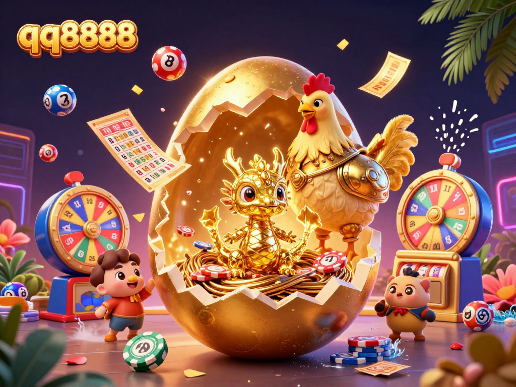 Experience thrilling predictions with qq8888's vibrant lottery scene full of dynamic energy and excitement.