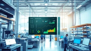 Streamlining operations with paperless traceability software in a modern manufacturing facility.