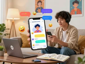 Experience crush on ai interactions on a vibrant chat app with engaging character dialogues.