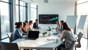 Professional financial meeting showcasing the concept of RR 99 in a modern office.
