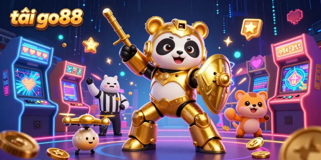 Engage in thrilling gameplay with tải go88, featuring dynamic casino elements and vibrant characters.