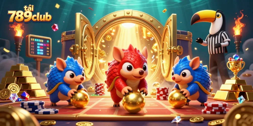Play with excitement; tải 789club to experience a dynamic casino adventure featuring pangolins and golden treasures.